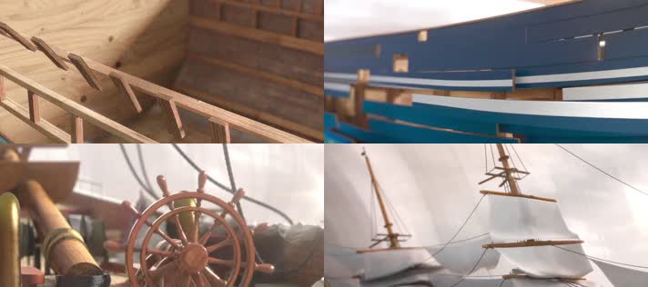 古帆船动画