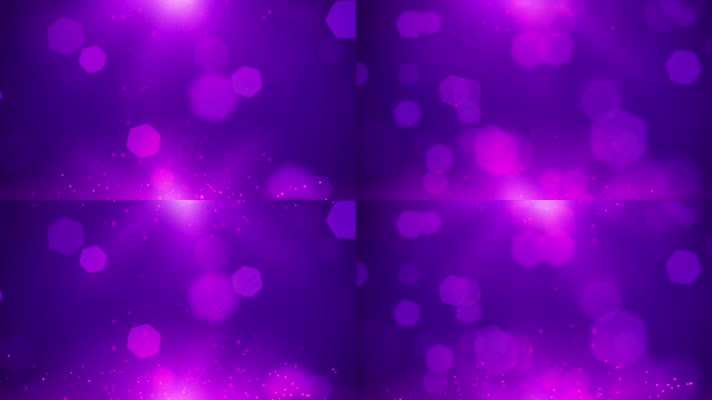 唯美紫色光斑粒子背景循环
