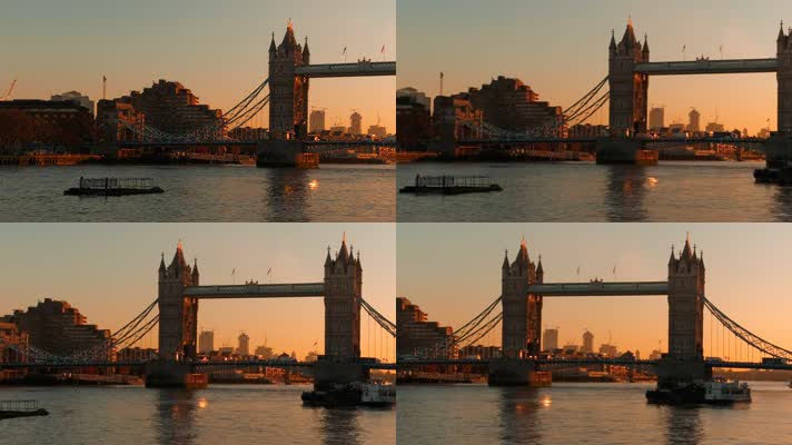 日出伦敦塔桥