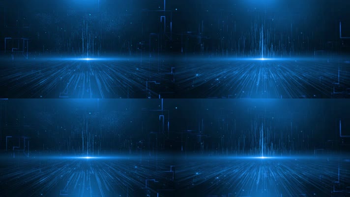 科技线条空间循环