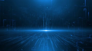 科技线条空间循环