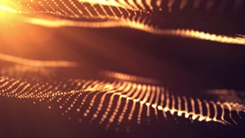 HD高清LOOP视频素材震撼大气金色光芒