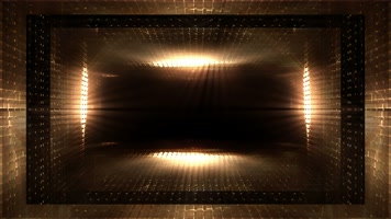 金色隧道 变幻 舞台背景  