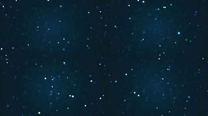 HD高清LOOP可循环梦幻星光白色粒子颗