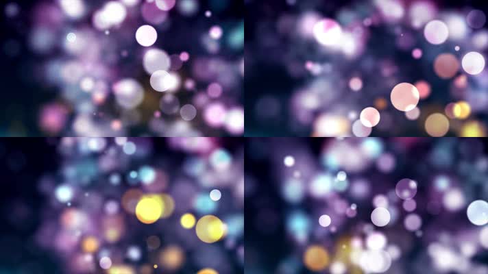 HD高清LOOP可循环梦幻光晕晚会年会L