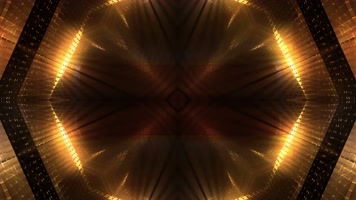 金色隧道 变幻 舞台背景  