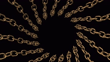 金色链条隧道
