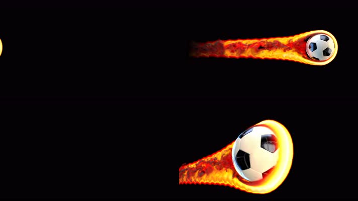 燃烧的足球