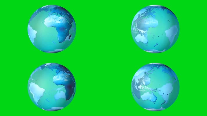 地球仪绿屏