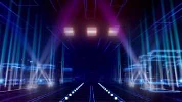 带你去旅行穿梭隧道LED舞台背景