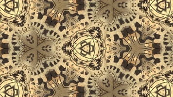 金色空万花筒 变幻 舞台背景 