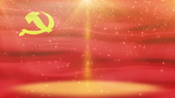 党旗飘扬大气党旗飘扬高清LED背景视频