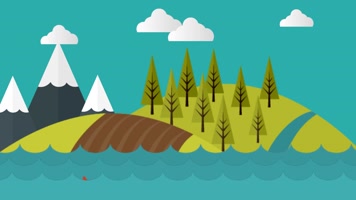 HD高清少儿节目环境保护主题动态背景