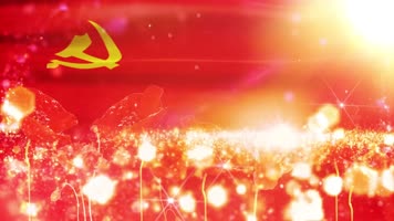 唱支山歌给党听歌唱共产党LED背景视频