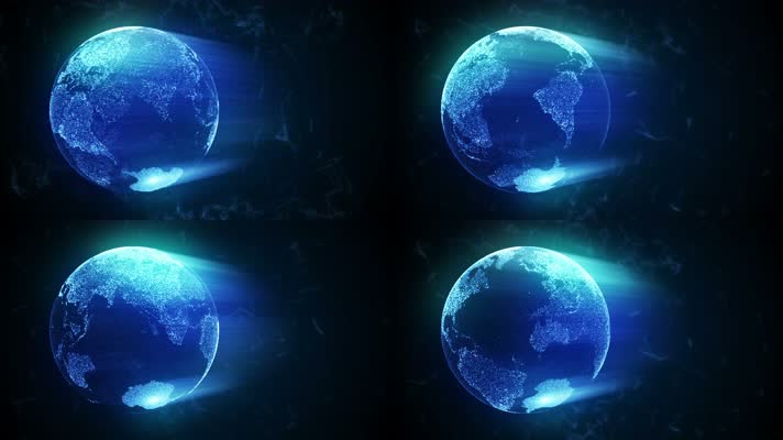 飞行的科技地球