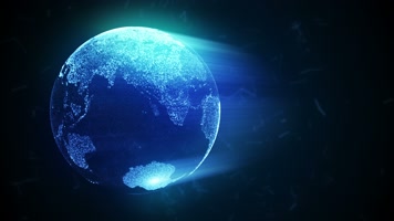 飞行的科技地球