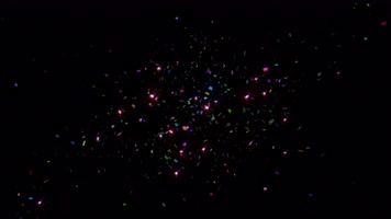 光斑粒子喷射转场 