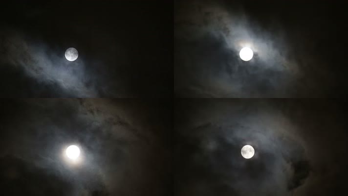 月亮之上 意境素材 月光  