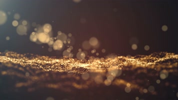 金色粒子 金色线条流动 舞台背景   金色粒子 金色线条流动 舞台背景