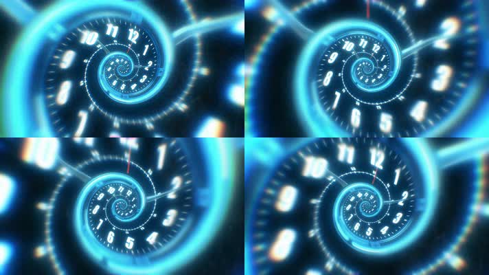 科技漩涡时钟