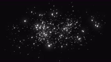 光斑粒子喷射转场  