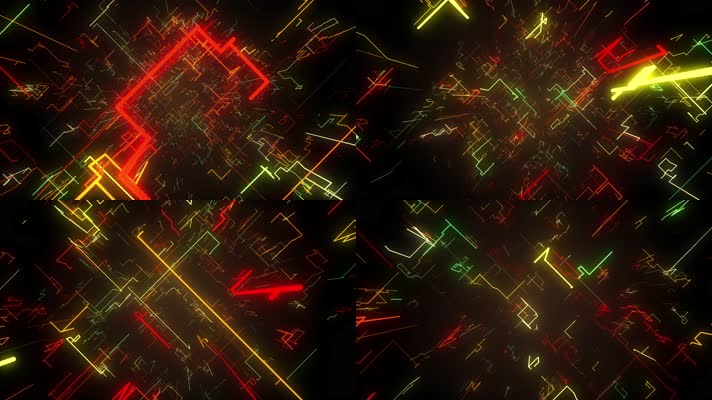 粒子炫光 舞台背景 抽象  