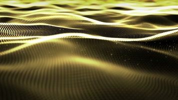 金色波浪 变幻 舞台背景  金色波浪 变幻 舞台背景