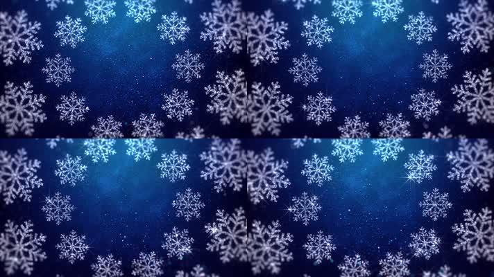 雪花背景视频