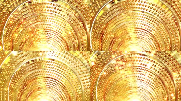 高端金色璀璨演艺舞台背景