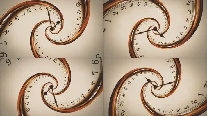 超现实旋转时钟