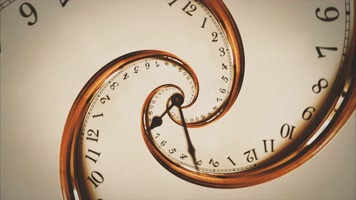 超现实旋转时钟