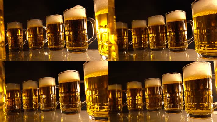 金色啤酒 啤酒 啤酒泡沫 
