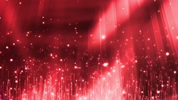 红色粒子上升红色节日LED舞台背景视频 