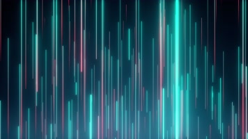 【4K】上升的彩色线条