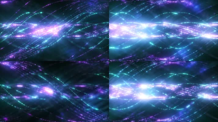 【4K】霓虹缠绕光线