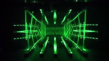 精品炫酷3D舞台灯光秀视频背景