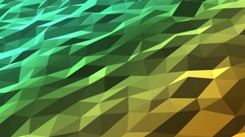 4K超清彩色七巧板拼图色块波动动态背景