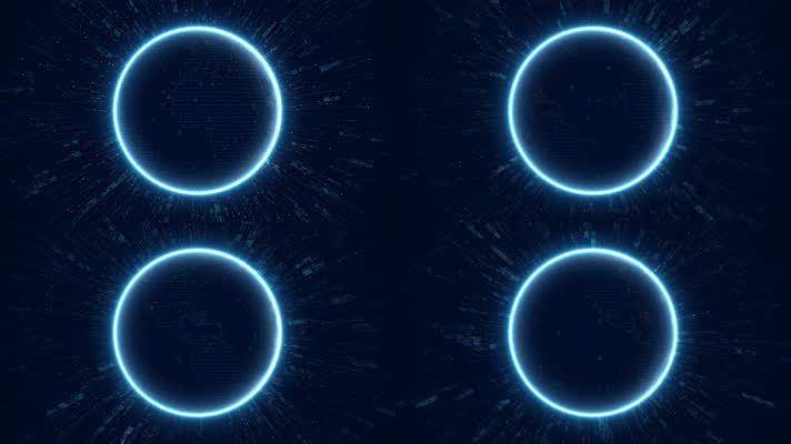 高科技数据世界背景