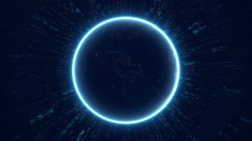 高科技数据世界背景