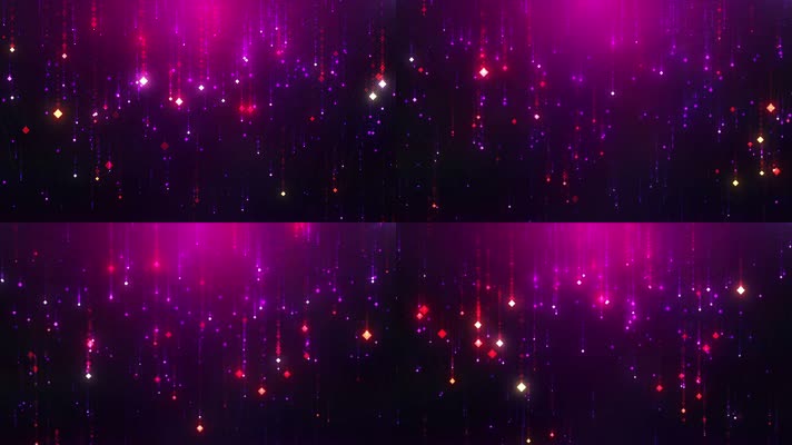 紫色梦幻流星下落