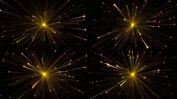 闪烁的粒子星空