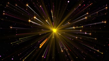 闪烁的粒子星空