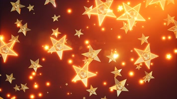 闪耀的金色流星背景