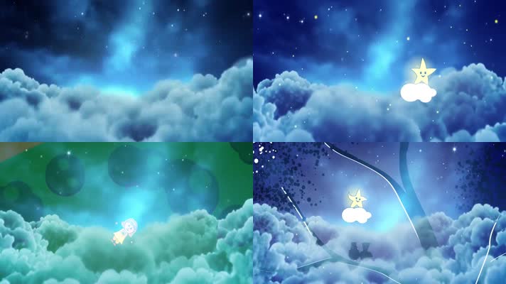 卡通一闪一闪亮晶晶儿歌