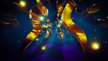 金螺旋舞台隧道动画