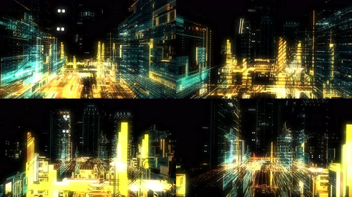 【4K】HUD科技城市