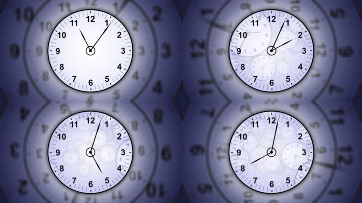 超现实旋转时钟