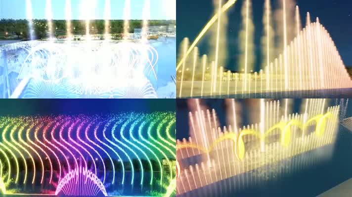 超美音乐喷泉动画中国湖