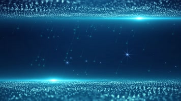 蓝色空间流星星光背景循环