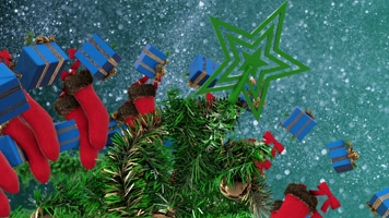 圣诞背景视频